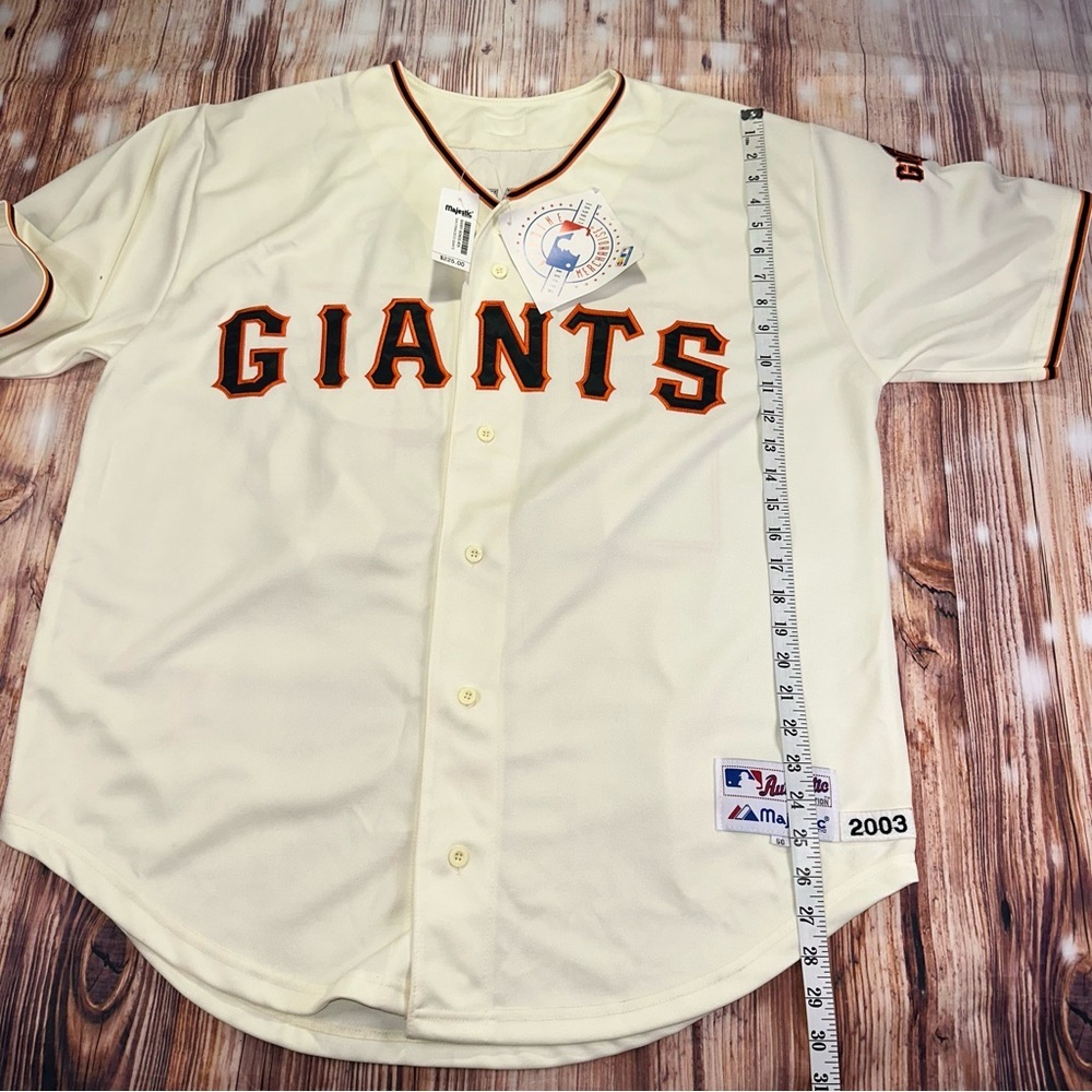 NWT SAN FRANCISCO GIANTS BARRY BONDS MAJESTIC JERSEY SIZE 50 - Picture 11 of 16